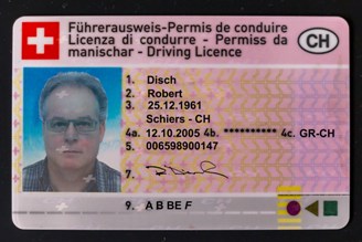 Swiss driver’s license